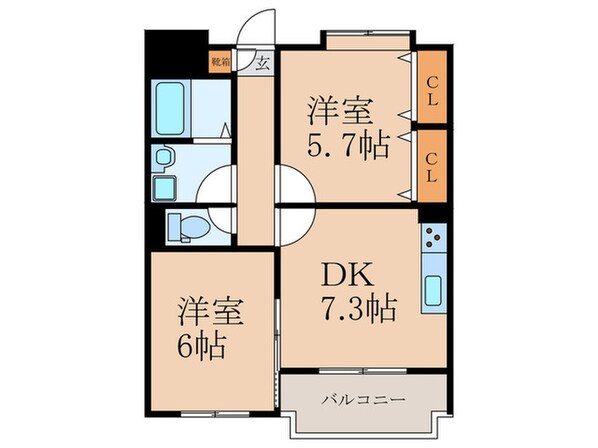 フェルト1215の物件間取画像